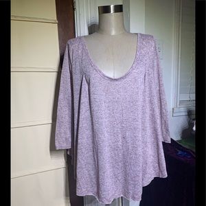 Free people oversized top small purple